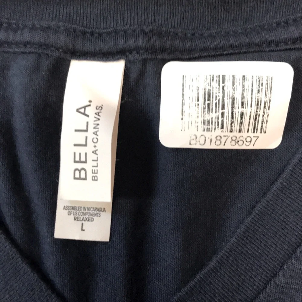 🍜 NEW Best Friends Pho-Ever Navy Novelty Tee T-Shirt, Size Large - Picture 6 of 6